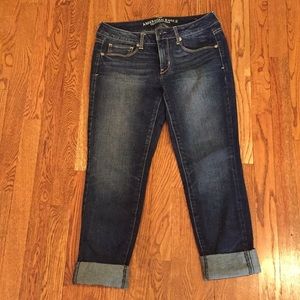 American Eagle Outfitters cuffed jeans